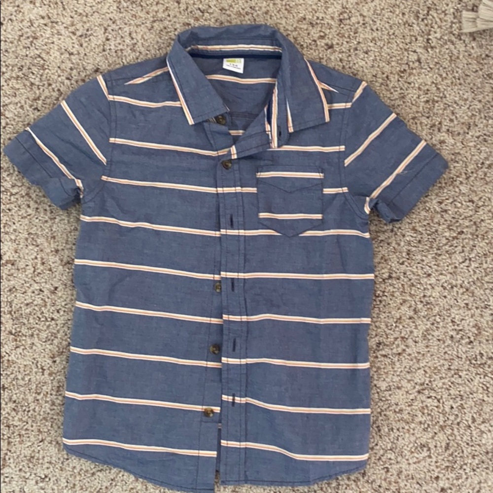 Boys button down short sleeve shirt